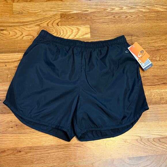 Champion Womens Small Black Nylon Duo Dry Liner Shorts Running Athletic Work out - Picture 1 of 9